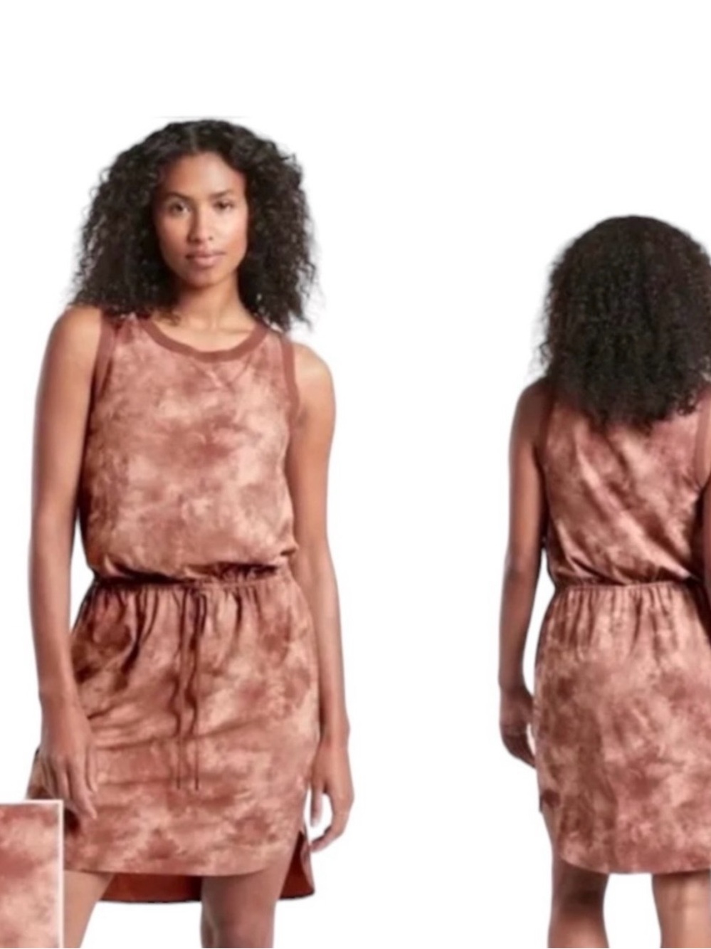 Athleta Rincon Tie-Dye Print Dress NWOT Size S